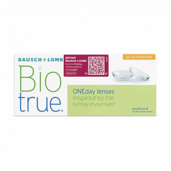 BioTrue OneDay for Astigmatism, 30 линз