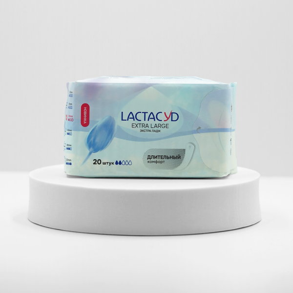 Прокладки женские ежедневные LACTACYD Extra Large, 20 шт