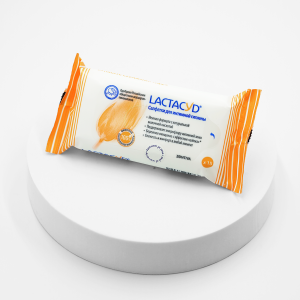 LACTACYD Classic салфетки для интимной гигиены, 2 упаковки по 15 шт