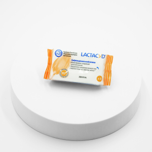 LACTACYD Classic салфетки для интимной гигиены, 3 упаковки по 8 шт
